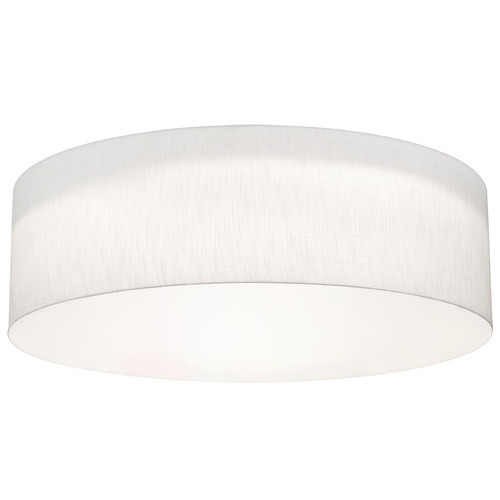 AFX Lighting Afx Lighting Anton Linen White Flushmount Light ANF3044MB-LW