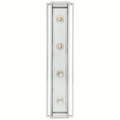Visual Comfort Signature Collection Ian K. Fowler Halle Bath Light in Nickel by Visual Comfort Signature S2204PN-CG