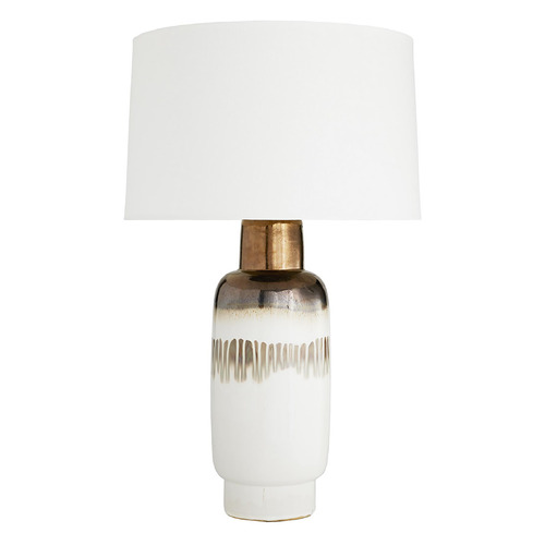 Arteriors Home Lighting Quinn 30-Inch Lamp in Bronze & Rose Glaze Ceramic by Arteriors Home 15072-371