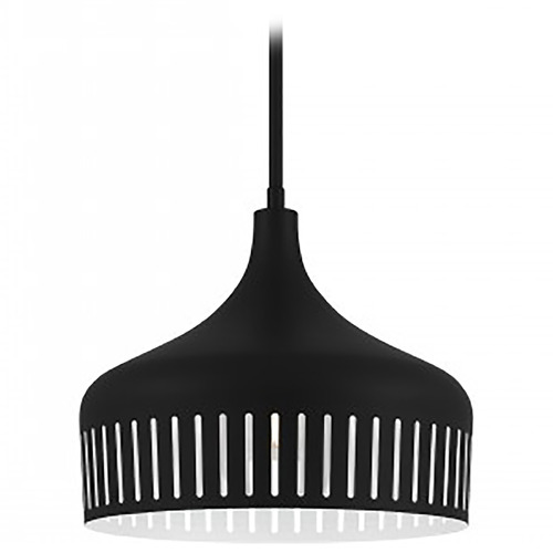 Quoizel Lighting Quoizel Lighting Quoizel Pendant Matte Black Pendant Light with Bowl / Dome Shade QP6208MBK