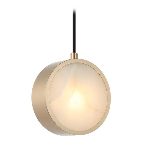 Matteo Lighting Matteo Lighting Weatherton Champagne Gold LED Mini-Pendant Light C34601CG