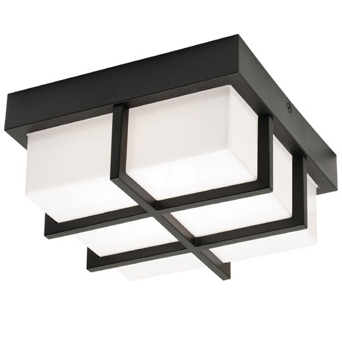 AFX Lighting Afx Lighting August Black LED Close To Ceiling Light AUGW0808LAJMVBK