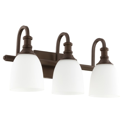 Quorum Lighting Richmond Oiled Bronze Bathroom Light by Quorum Lighting 5011-3-86