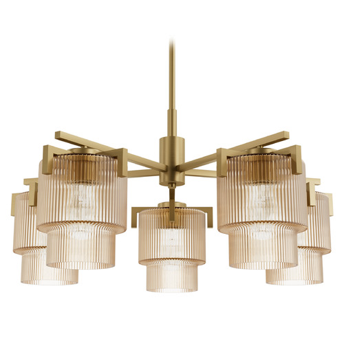 Hunter Fan Company Hunter Fan Company Ontario Luxe Gold Chandelier 13138
