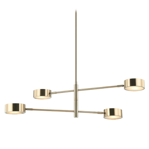Matteo Lighting Matteo Lighting Weatherton Champagne Gold LED Island Light C34604CG
