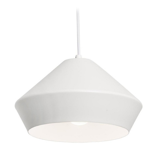 AFX Lighting Afx Lighting Milo White Pendant Light with Bowl / Dome Shade MLOP10MBWH