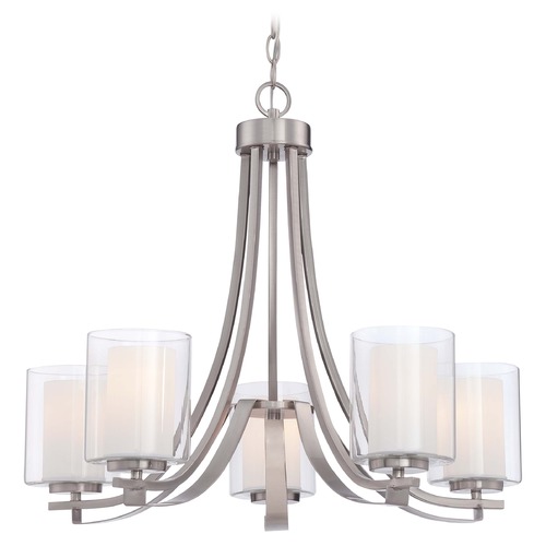 Minka Lavery Parsons Studio 5-Light Chandelier in Satin Nickel by Minka Lavery 4105-84
