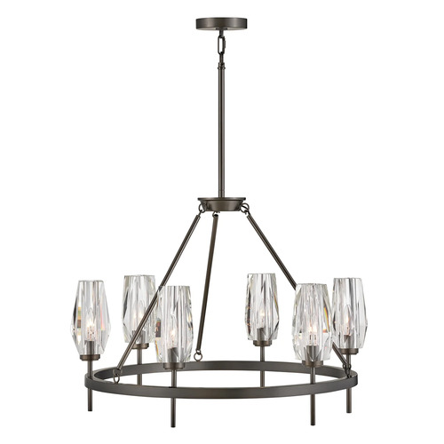 Hinkley Ana 6-Light Medium Chandelier in Black Oxide by Hinkley Lighting  38255BX