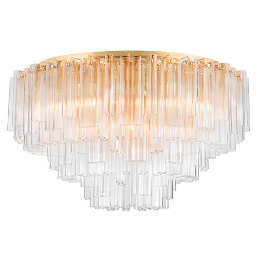 Corbett Lighting Corbett Lighting Varenna Vintage Gold Leaf LED Semi-Flushmount Light 502-48-VGL