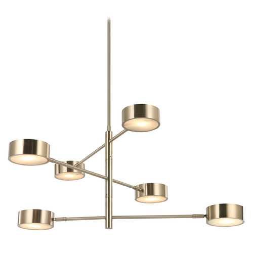 Matteo Lighting Matteo Lighting Weatherton Champagne Gold LED Island Light C34606CG
