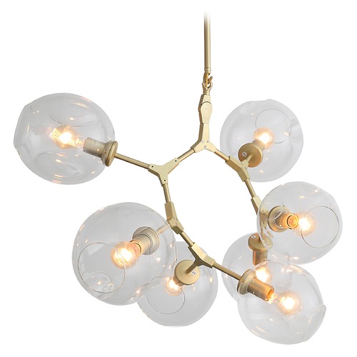 Avenue Lighting Fairfax Brushed Brass Chandelier by Avenue Lighting HF8070-BB