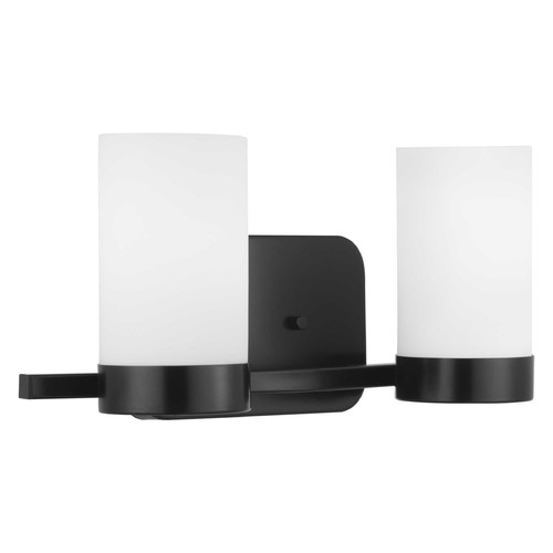 Progress Lighting Elevate Black 2-Light Bathroom Light by Progress Lighting P300021-031