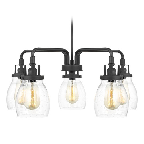 Generation Lighting Belton 24-Inch Midnight Black Chandelier by Generation Lighting 3114505-112