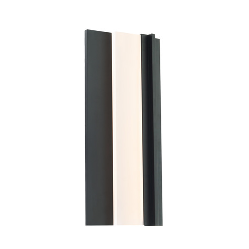 Modern Forms by WAC Lighting Enigma Black LED Outdoor Wall Light by Modern Forms WS-W16218-BK