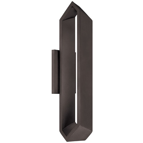 George Kovacs Lighting Pitch Black Large LED Wall Sconce by George Kovacs P1205-066-L