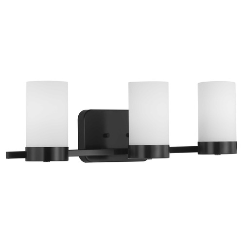 Progress Lighting Elevate Black 3-Light Bathroom Light by Progress Lighting P300022-031