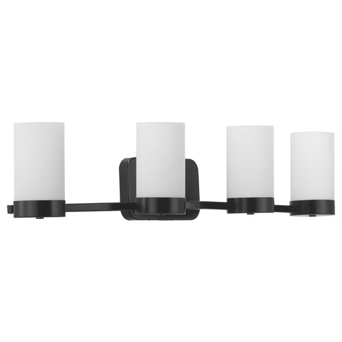 Progress Lighting Elevate Black 4-Light Bathroom Light by Progress Lighting P300023-031