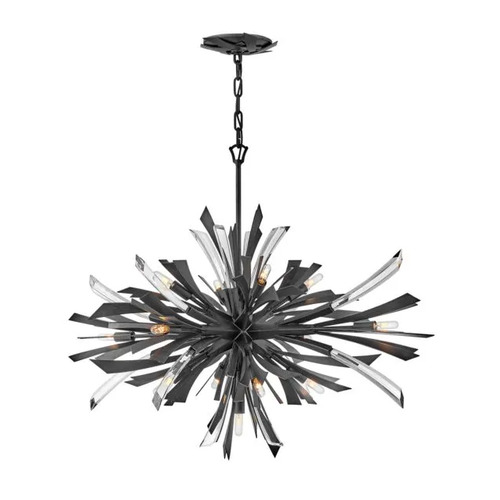 Fredrick Ramond Vida 36-Inch Chandelier in Brushed Graphite by Fredrick Ramond FR40906BGR
