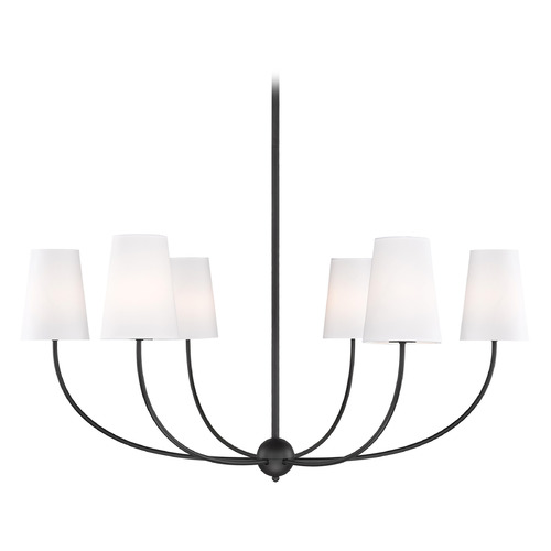 Z-Lite Z-Lite Shannon Matte Black Chandelier 3040-42MB