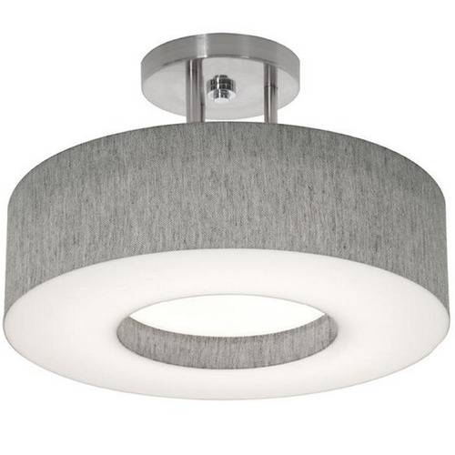 AFX Lighting Afx Lighting Montclair Satin Nickel Semi-Flushmount Light MCF1214MB-GYSF