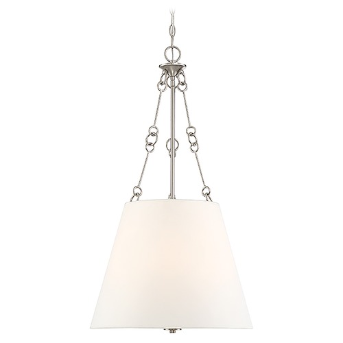Savoy House Austin Satin Nickel Pendant by Savoy House 7-2201-4-SN