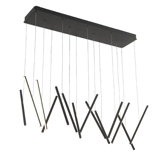 Kuzco Lighting Chute Black LED Multi-Light Pendant by Kuzco Lighting LP14840-BK