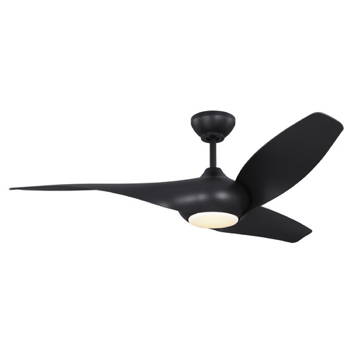 Visual Comfort Fan Collection Topan 52-Inch LED Smart Fan in Midnight Black by VC Fan Collection 3TNSM52MBKD