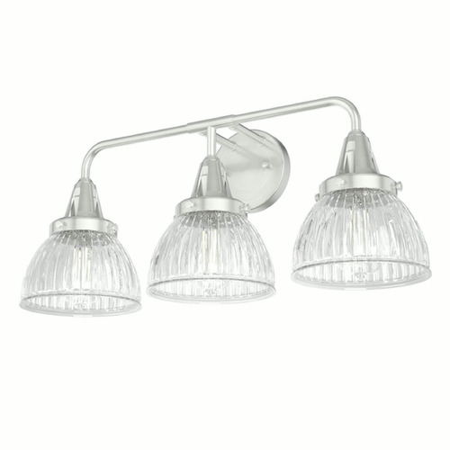 Hunter Fan Company Hunter Fan Company Cypress Grove Brushed Nickel Bathroom Light 19353