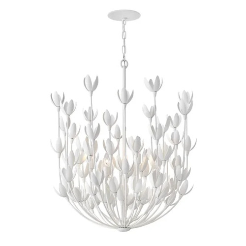 Hinkley Flora 26-Inch Chandelier in Textured Plaster by Hinkley Lighting 30016TXP