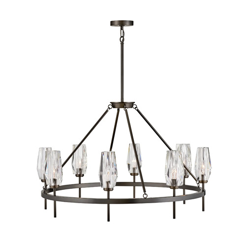 Hinkley Ana 8-Light Large Chandelier in Black Oxide by Hinkley Lighting  38258BX