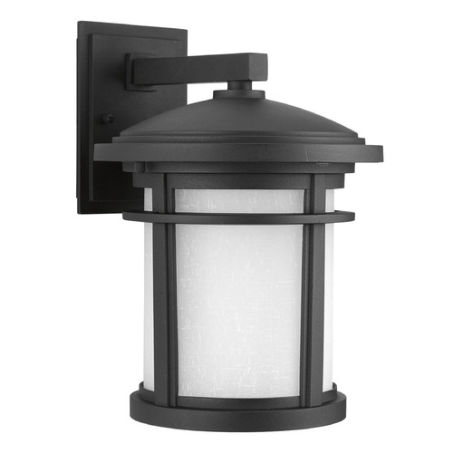 Progress Lighting Wish Black Outdoor Wall Light by Progress Lighting P6085-31