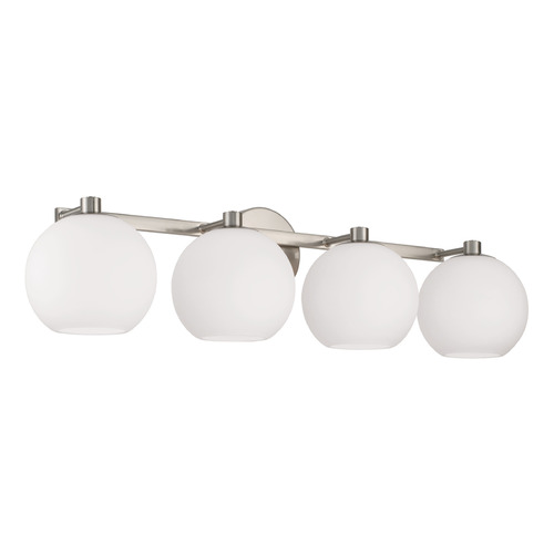 HomePlace by Capital Lighting Homeplace By Capital Lighting Ansley Brushed Nickel Bathroom Light 152141BN-548