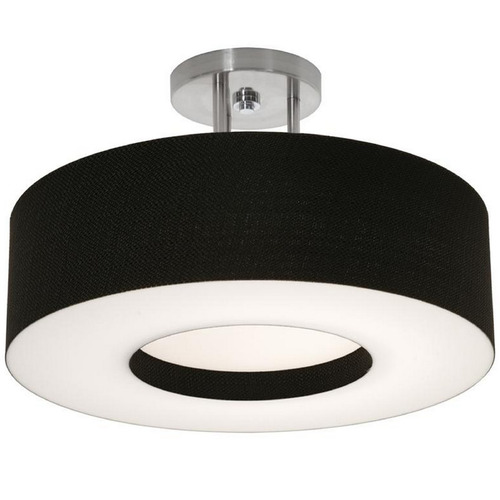 AFX Lighting Afx Lighting Montclair Satin Nickel Semi-Flushmount Light MCF1524MB-BKSF