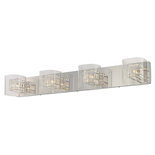 George Kovacs Lighting Jewel Box Bathroom Light in Chrome by George Kovacs P5804-077