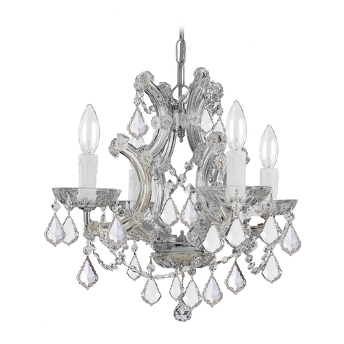 Crystorama Lighting Maria Theresa Crystal Chandelier in Polished Chrome by Crystorama Lighting 4474-CH-CL-MWP
