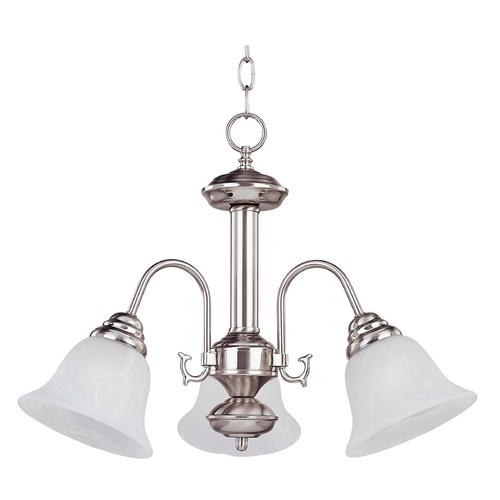 Maxim Lighting Malibu Satin Nickel Chandelier by Maxim Lighting 2697MRSN