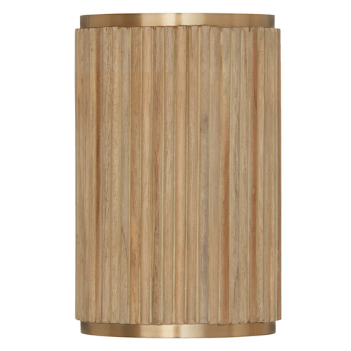 Capital Lighting Capital Lighting Donovan White Wash and Matte Brass Vertical Bathroom Light 650721WS