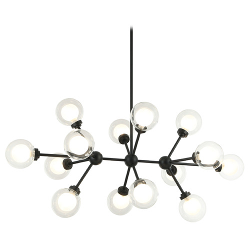 Matteo Lighting Matteo Lighting Solaris Matte Black LED Island Light C33014MB