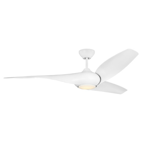 Visual Comfort Fan Collection Topan 60-Inch LED Smart Fan in Matte White by VC Fan Collection 3TNSM60RZWD
