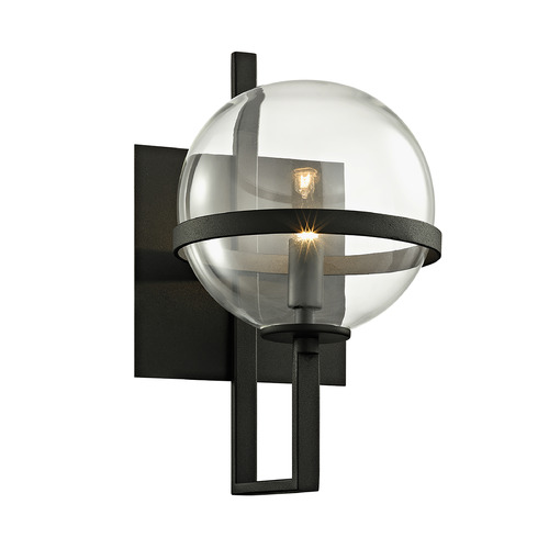 Troy Lighting Troy Lighting Elliot Textured Black Sconce B6221-TBK