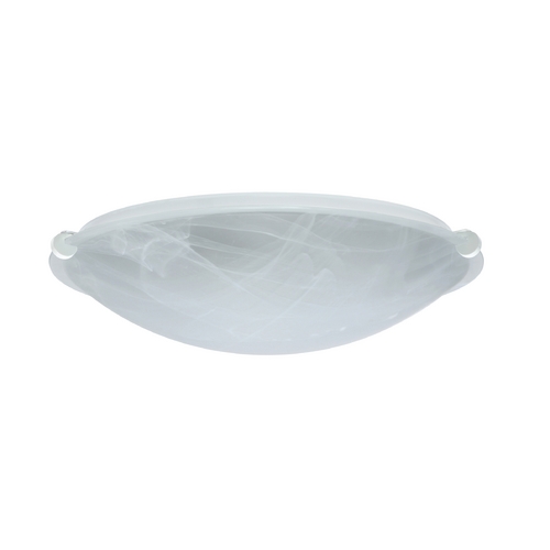 Besa Lighting Flushmount Light Marble Glass White by Besa Lighting 968152-WH