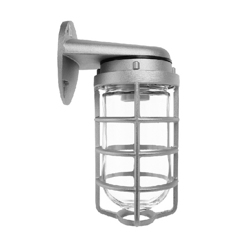 RAB Electric Lighting Vaporproof Glass Globe Cast Guard with Wall Mount Bracket by RAB Electric Lighting VBR100DG
