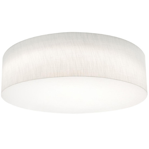 AFX Lighting Afx Lighting Anton Linen White LED Flushmount Light ANF2432L5AJUD-LW-BB