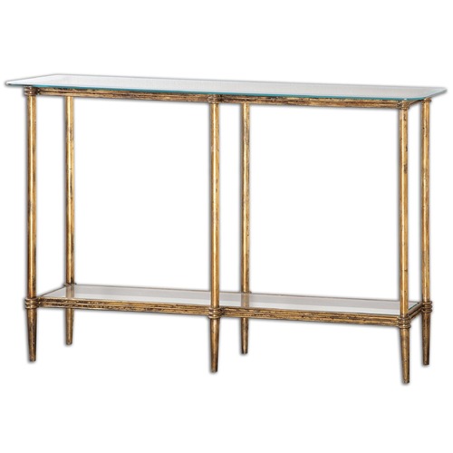 Uttermost Lighting Elenio Glass Console Table by Uttermost Lighting 24421