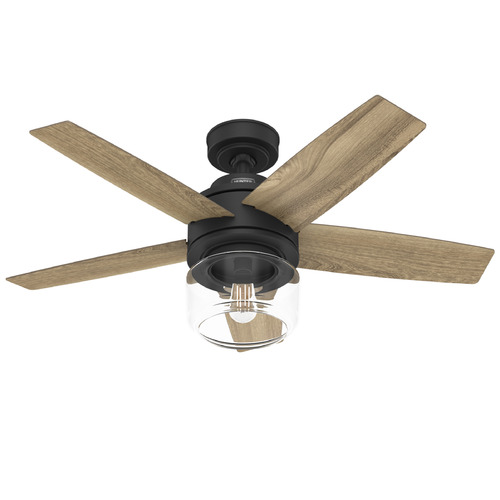 Hunter Fan Company Hunter Fan Company Margo Matte Black LED Ceiling Fan with Light 52289