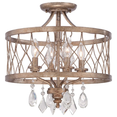 Minka Lavery West Liberty Olympus Gold Semi-Flush Mount by Minka Lavery 4403-581