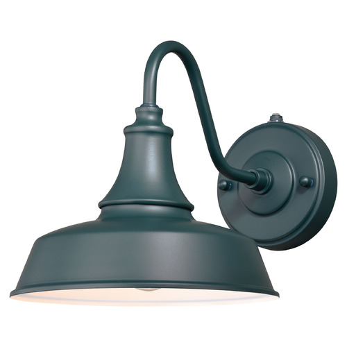 Vaxcel Lighting Vaxcel Lighting Dorado Hunter Green & White Barn Light T0482