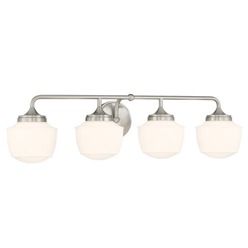 Minka Lavery Cornwell 4-Light Bath Light in Brushed Nickel by Minka Lavery 2574-84