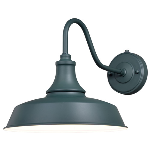 Vaxcel Lighting Vaxcel Lighting Dorado Hunter Green & White Barn Light T0483
