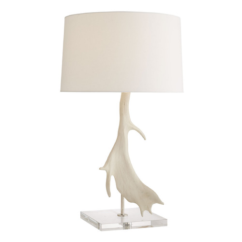 Arteriors Home Lighting Jackson 31.5-Inch Lamp in Matte White & Crystal by Arteriors Home DW49009-462